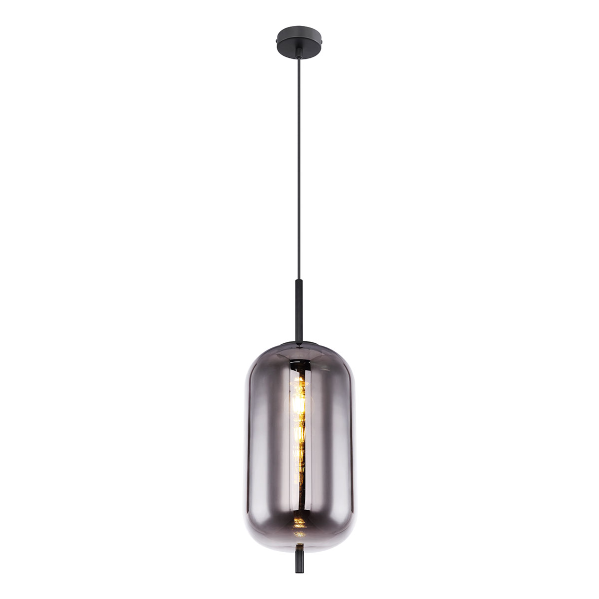 lampe-suspendue-moderne-ovale-en-métal-noir-globo-blacky-15345h2