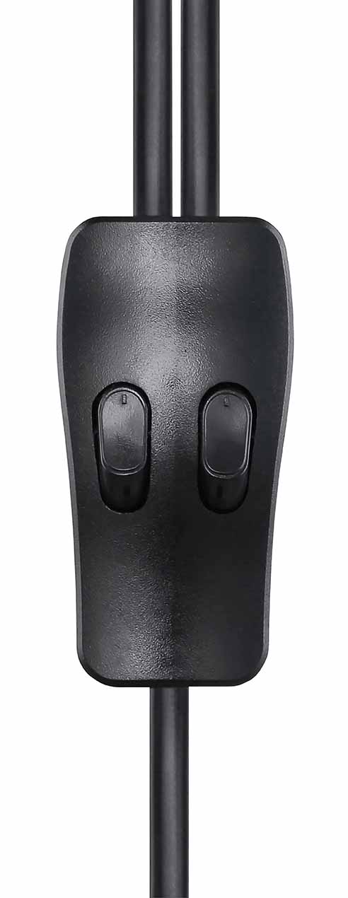 Lampe de table rétro en métal noir Globo Mina – Image 4