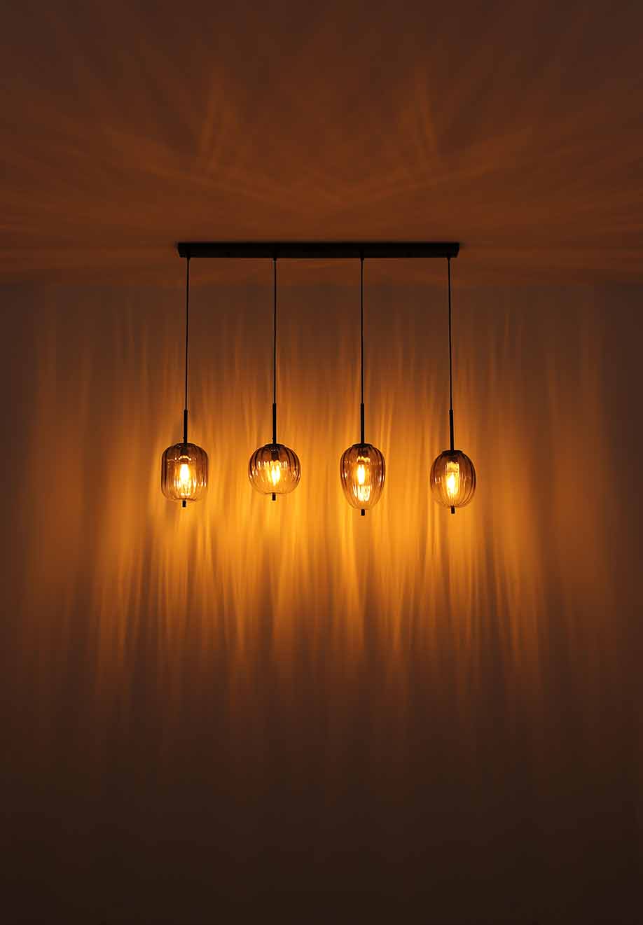 Suspension ronde moderne noire Globo Attila – Image 4