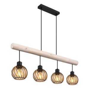 lampe-suspendue-rurale-en-boules-noires-globo-paulo-15534-4h