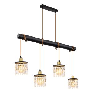 lampe-suspendue-rurale-en-laiton-métal-globo-comma-15533-4h