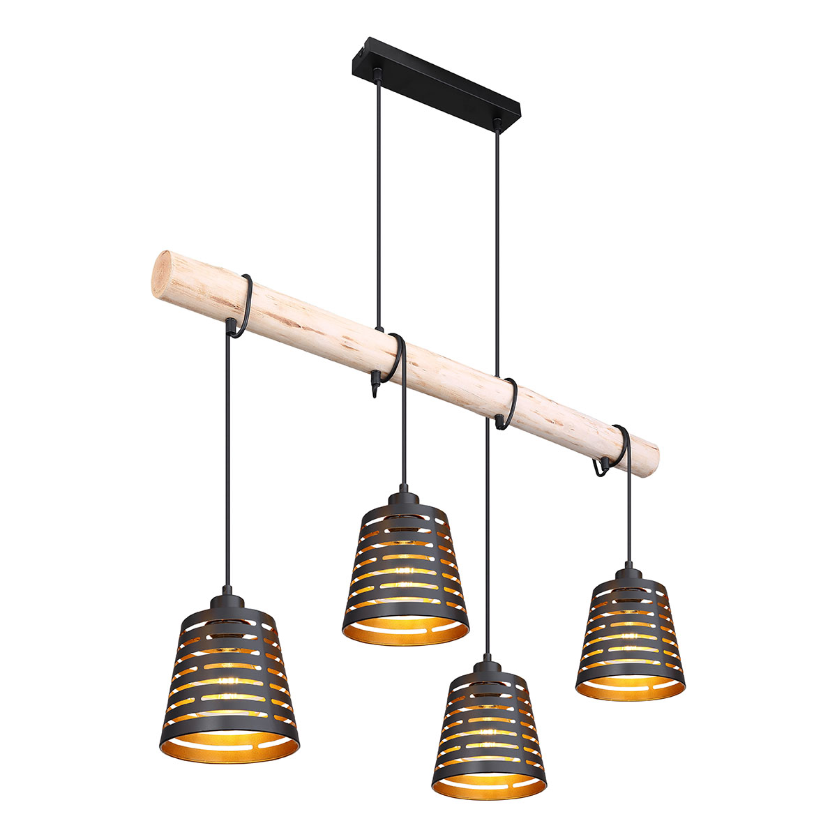 lampe-suspendue-rurale-en-métal-noir-globo-ablona-15451-4h