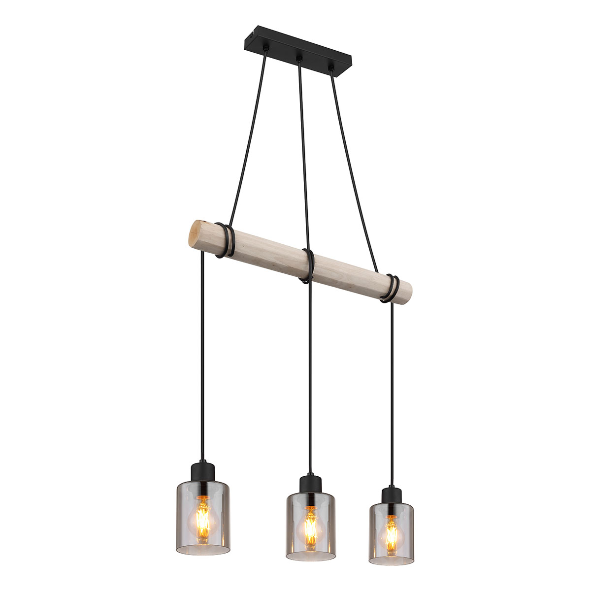 lampe-suspendue-rurale-en-métal-noir-globo-hadera-15465-3h
