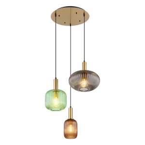 lampe-suspendue-tendance-en-laiton-métal-globo-normy-15469-3h