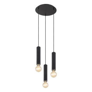 lampes-suspendues-modernes-en-métal-noir-globo-marion-15499-3h