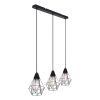 lampes-suspendues-rétro-en-métal-noir-globo-isabella-15351-3h
