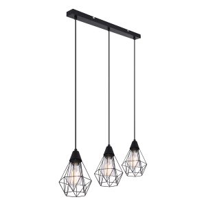 lampes-suspendues-rétro-en-métal-noir-globo-isabella-15351-3h