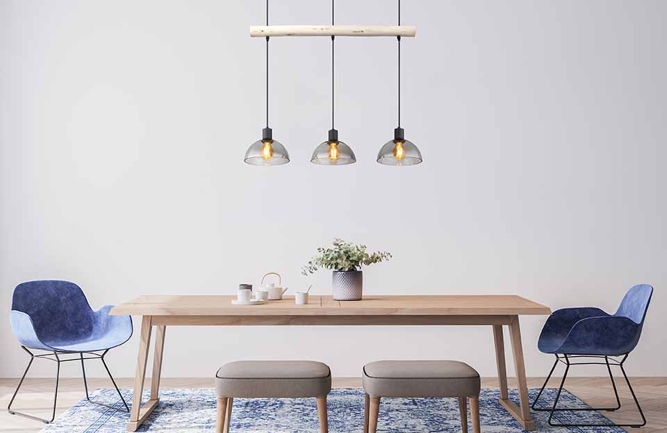 Lampes suspendues rondes rurales en métal noir Globo Lindi – Image 4