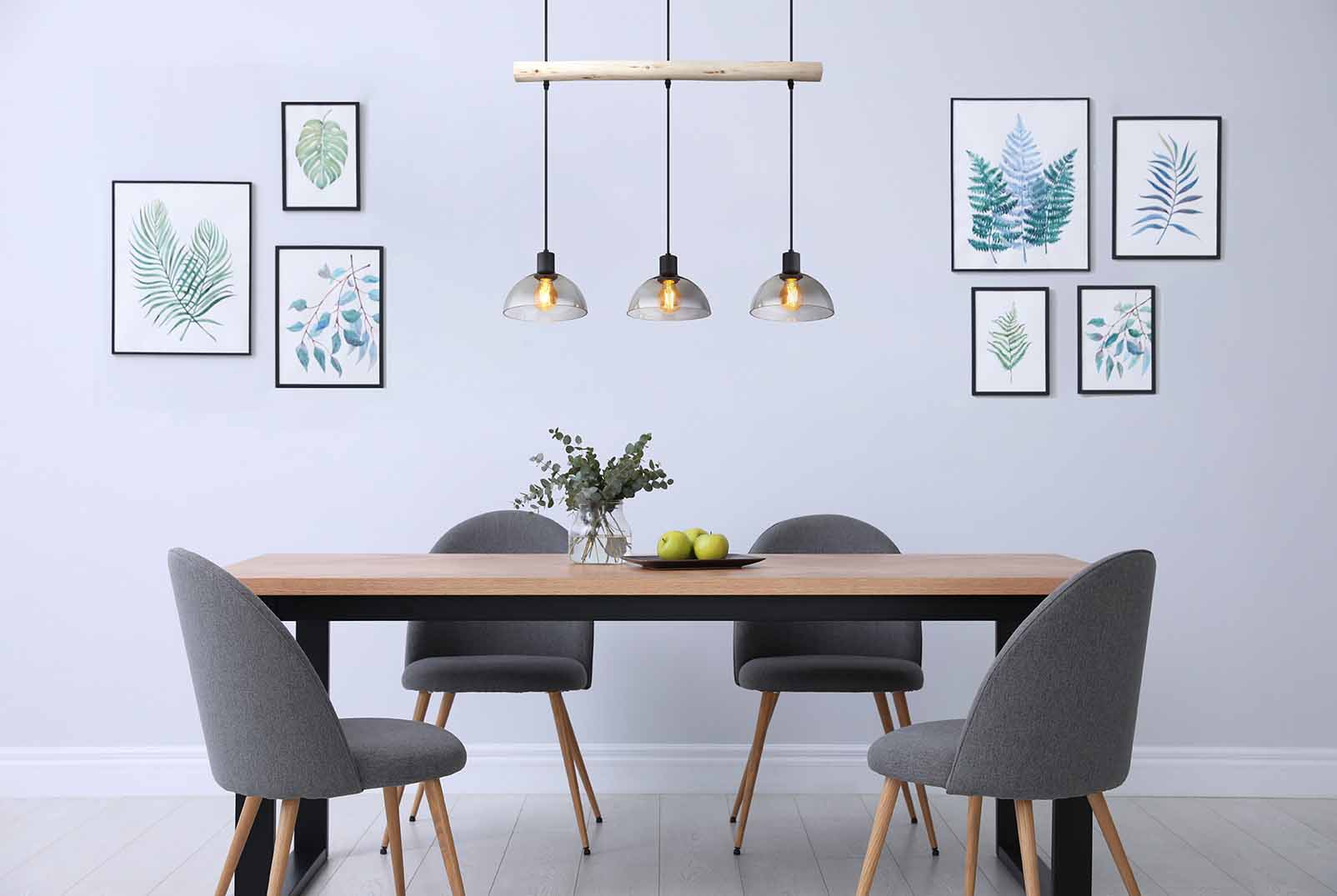 Lampes suspendues rondes rurales en métal noir Globo Lindi – Image 5