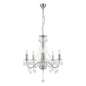 lustre-baroque-chrome-5-lumières-globo-william-63129-5