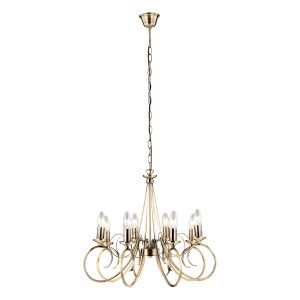 lustre-classique-en-laiton-à-8-lumières-globo-truncatus-69003-8