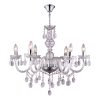 lustre-métal/acrylique-6-lumières-chrome-globo-cuimbra-i-63116-6