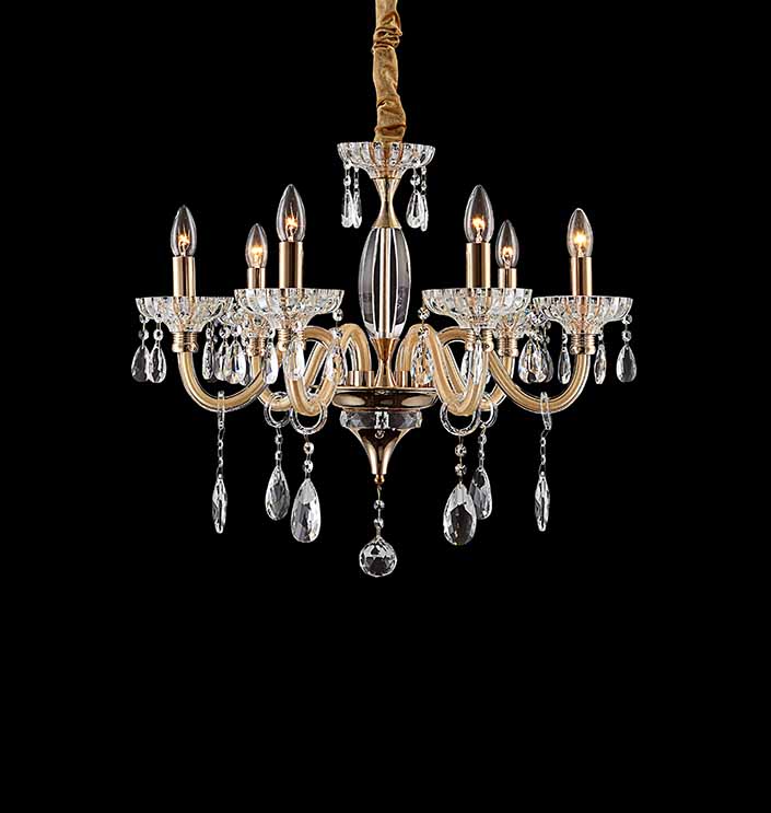 Lustre moderne doré 6 lumières Globo Melissa – Image 3