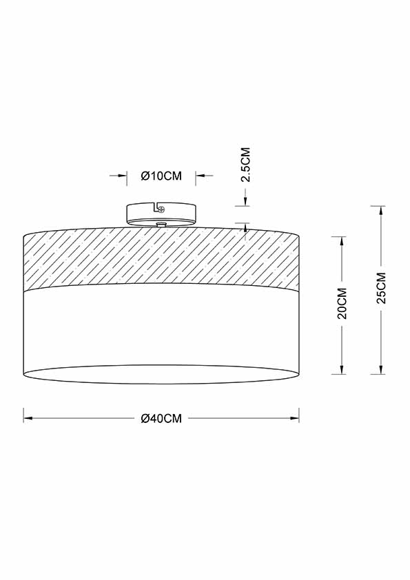 Plafonnier classique en métal nickel Globo Chipsy – Image 2