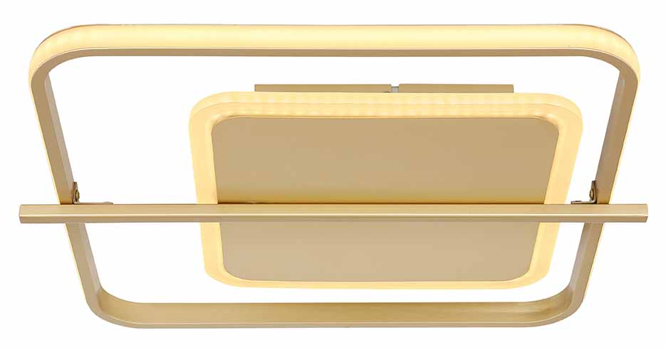 Plafonnier design carré doré Globo Reball – Image 2