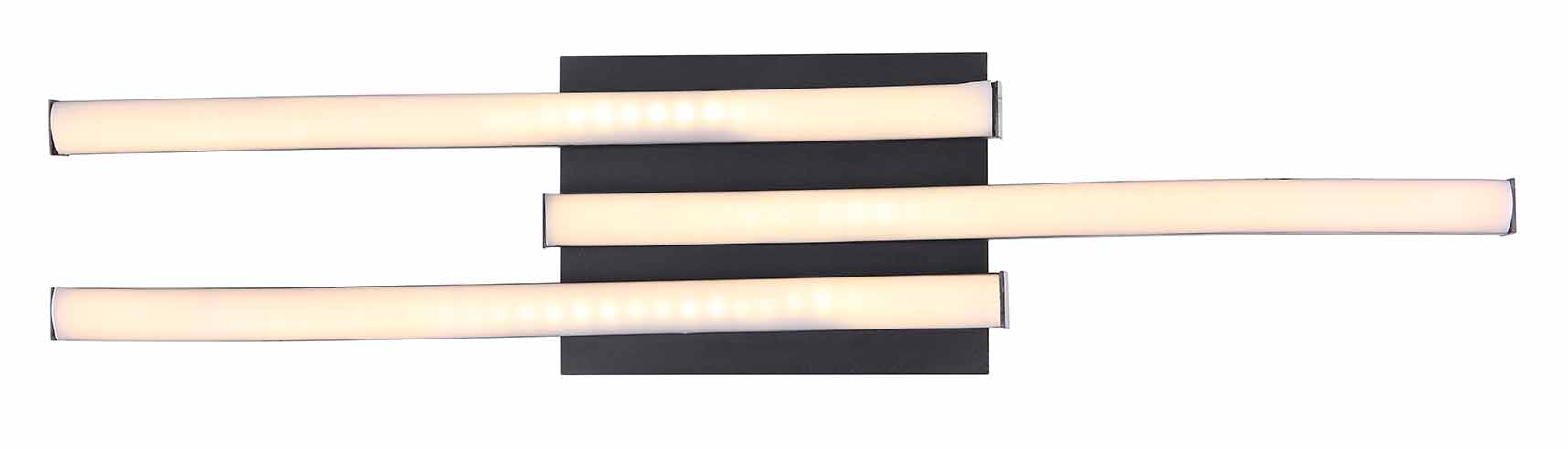 Plafonnier design noir ondulé Globo Kasimir – Image 3