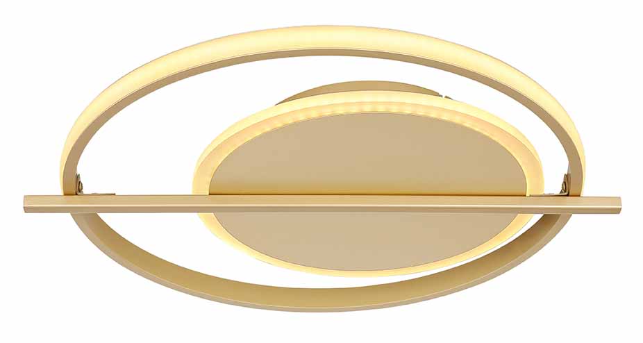 Plafonnier design rond doré Globo Reball – Image 2