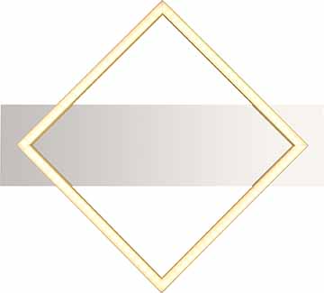 Plafonnier en forme de losange chrome/noir/or Globo Lesina – Image 2