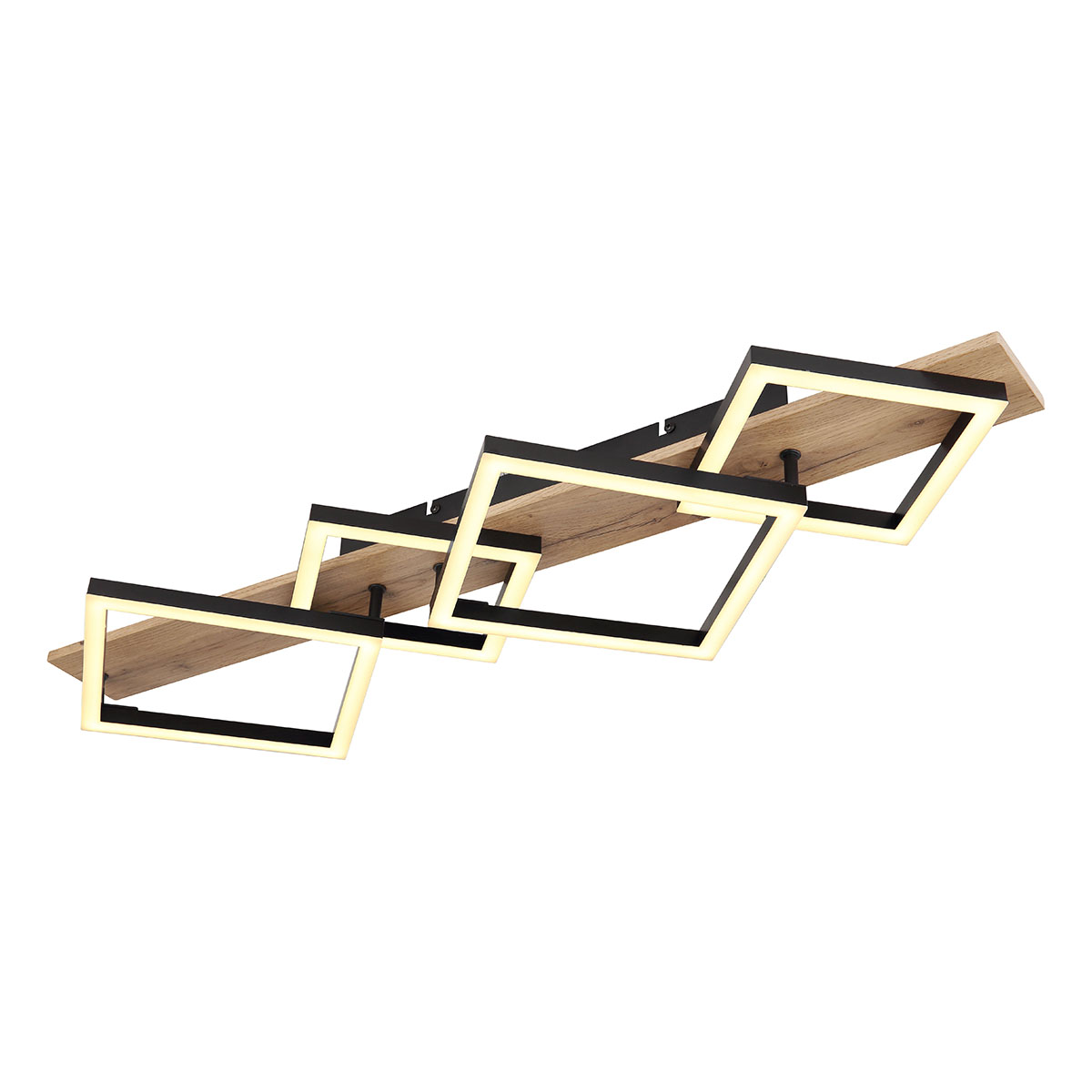 plafonnier-géométrique-3-lumières-noir/brun-globo-beatrix-67294d3