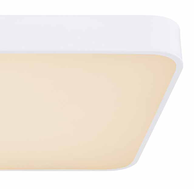 Plafonnier moderne blanc en métal Globo Leanara – Image 3