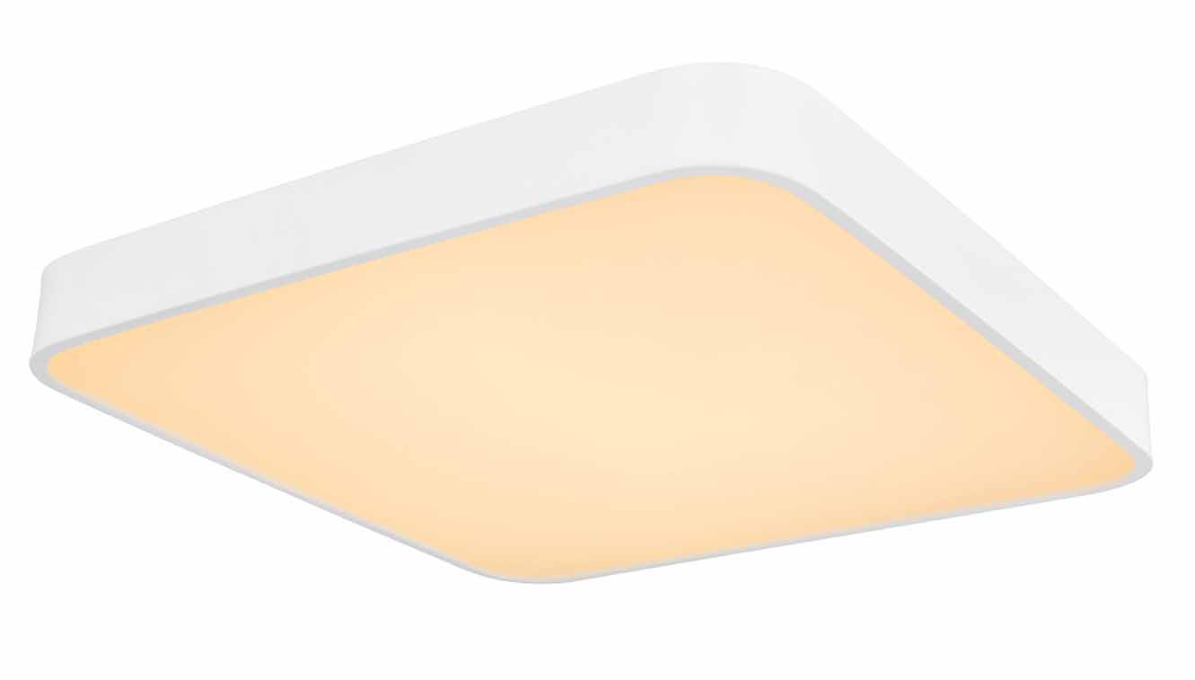 Plafonnier moderne blanc en métal Globo Leanara – Image 4