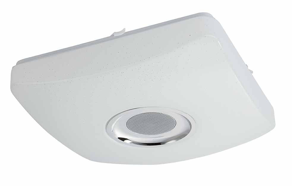 Plafonnier moderne carré en plastique Globo Ayleen – Image 2