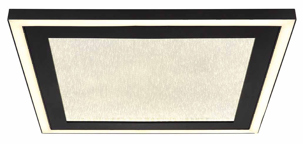 Plafonnier moderne carré noir/blanc Globo Davies – Image 2