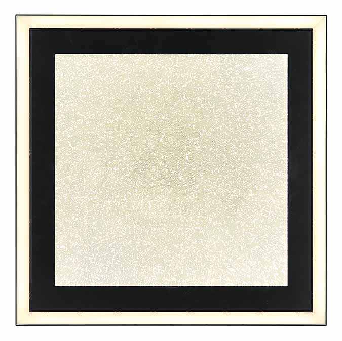 Plafonnier moderne carré noir/blanc Globo Davies – Image 3