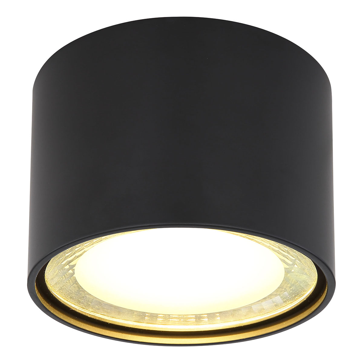 plafonnier-moderne-en-métal-noir-globo-serena-12007b