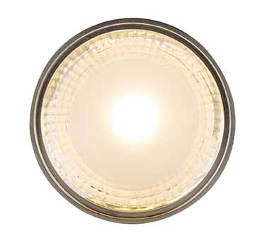 Plafonnier moderne rond en nickel Globo Serena – Image 2