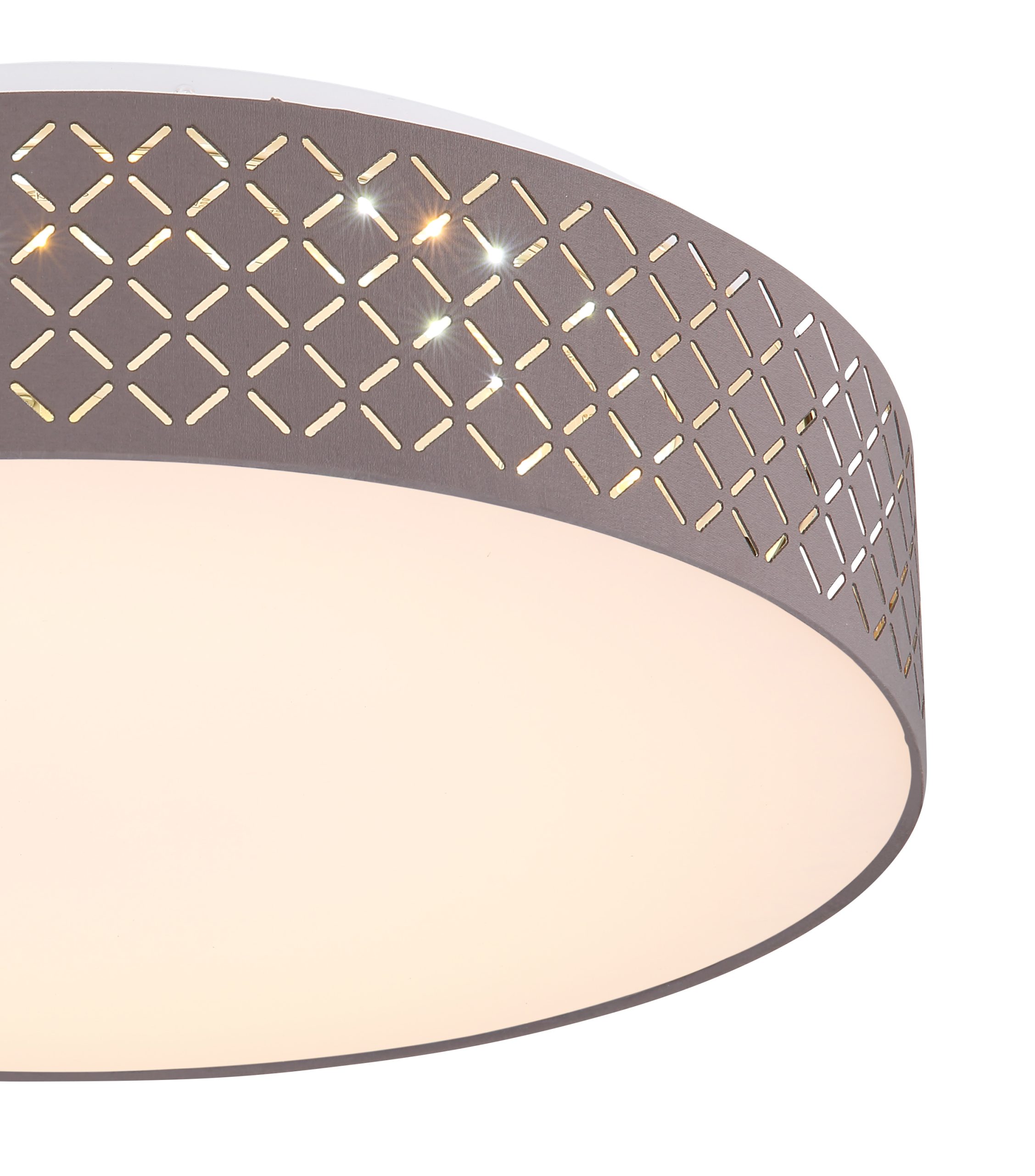 Plafonnier rétro en métal blanc Globo Cindy – Image 5