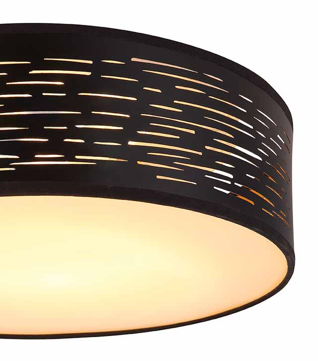 Lampadaire rétro rond noir Globo Tunno – Image 2