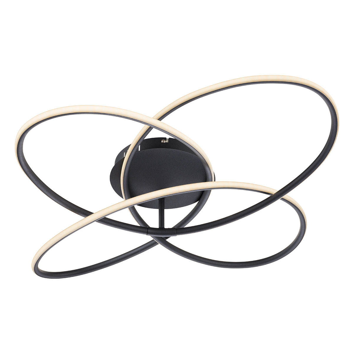 plafonnier-rond-construction-à-anneaux-noir/blanc-l-globo-panda-67201s-60