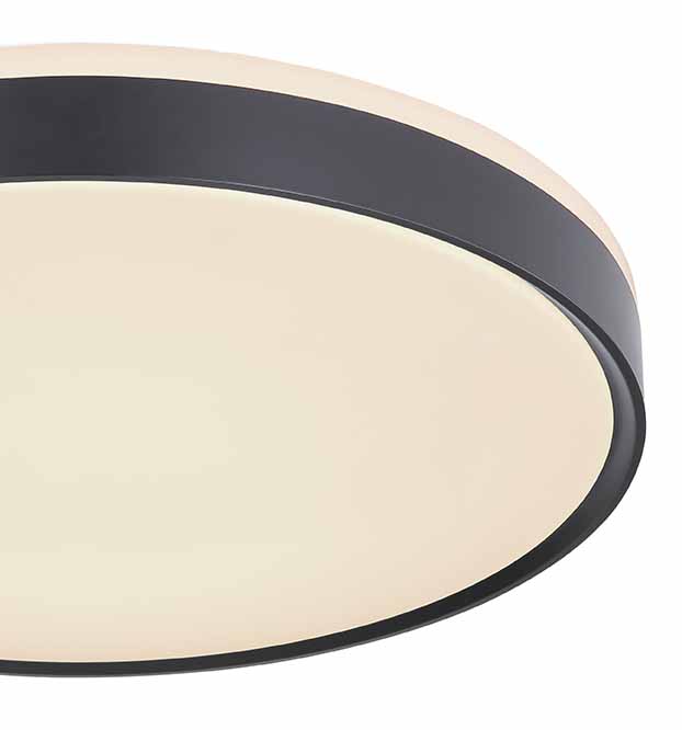 Plafonnier rond moderne blanc Globo Sonny – Image 3