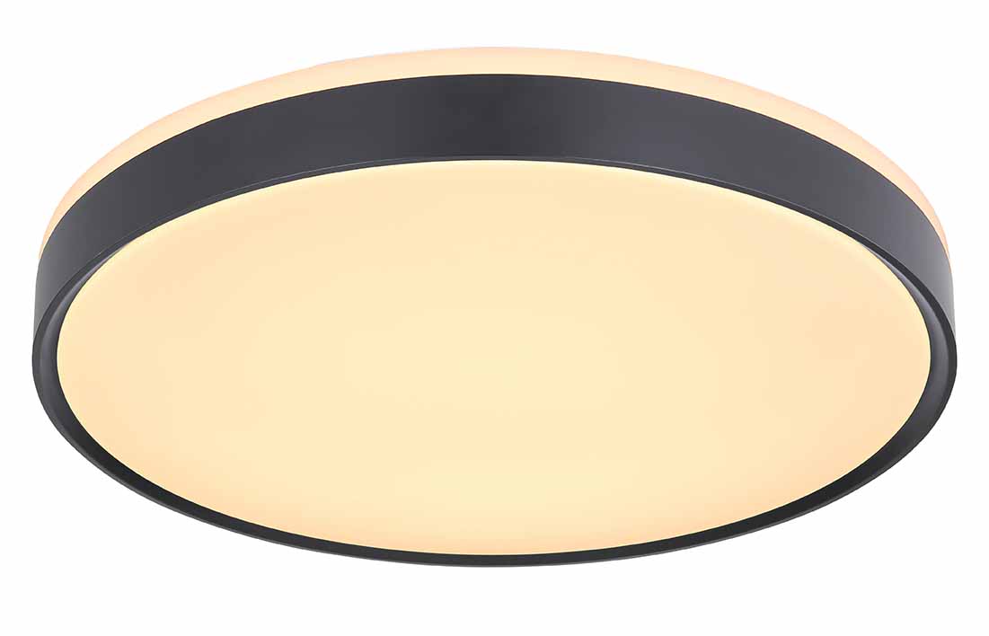 Plafonnier rond moderne blanc Globo Sonny – Image 4