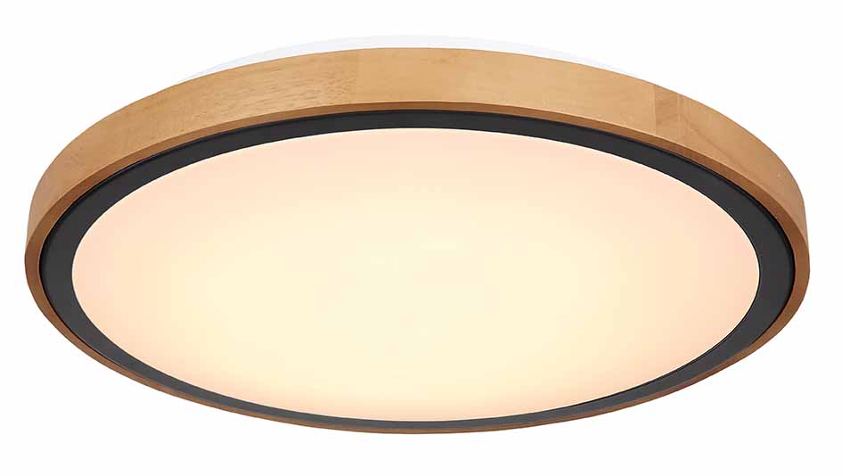 Plafonnier rural noir en métal Globo Bruno – Image 4