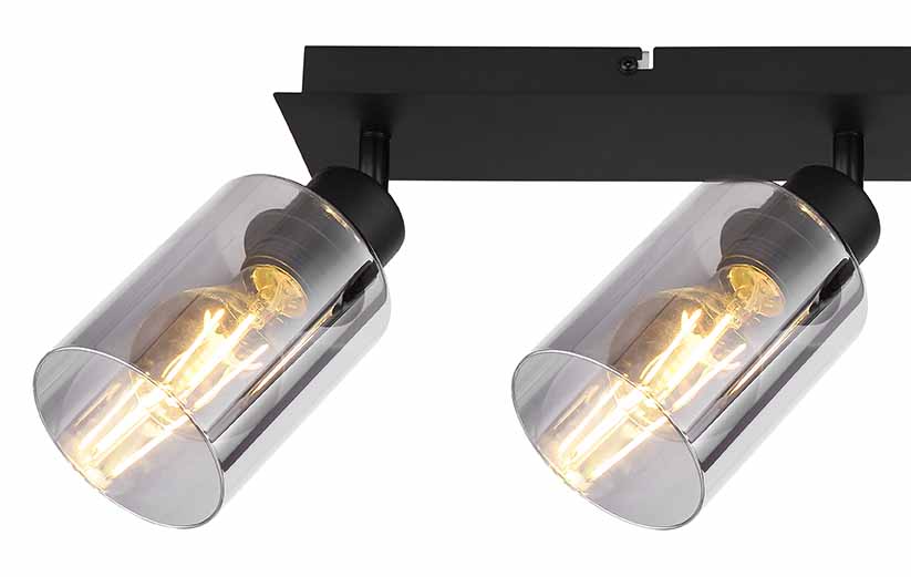 Spots modernes en métal noir Globo Hadera – Image 4