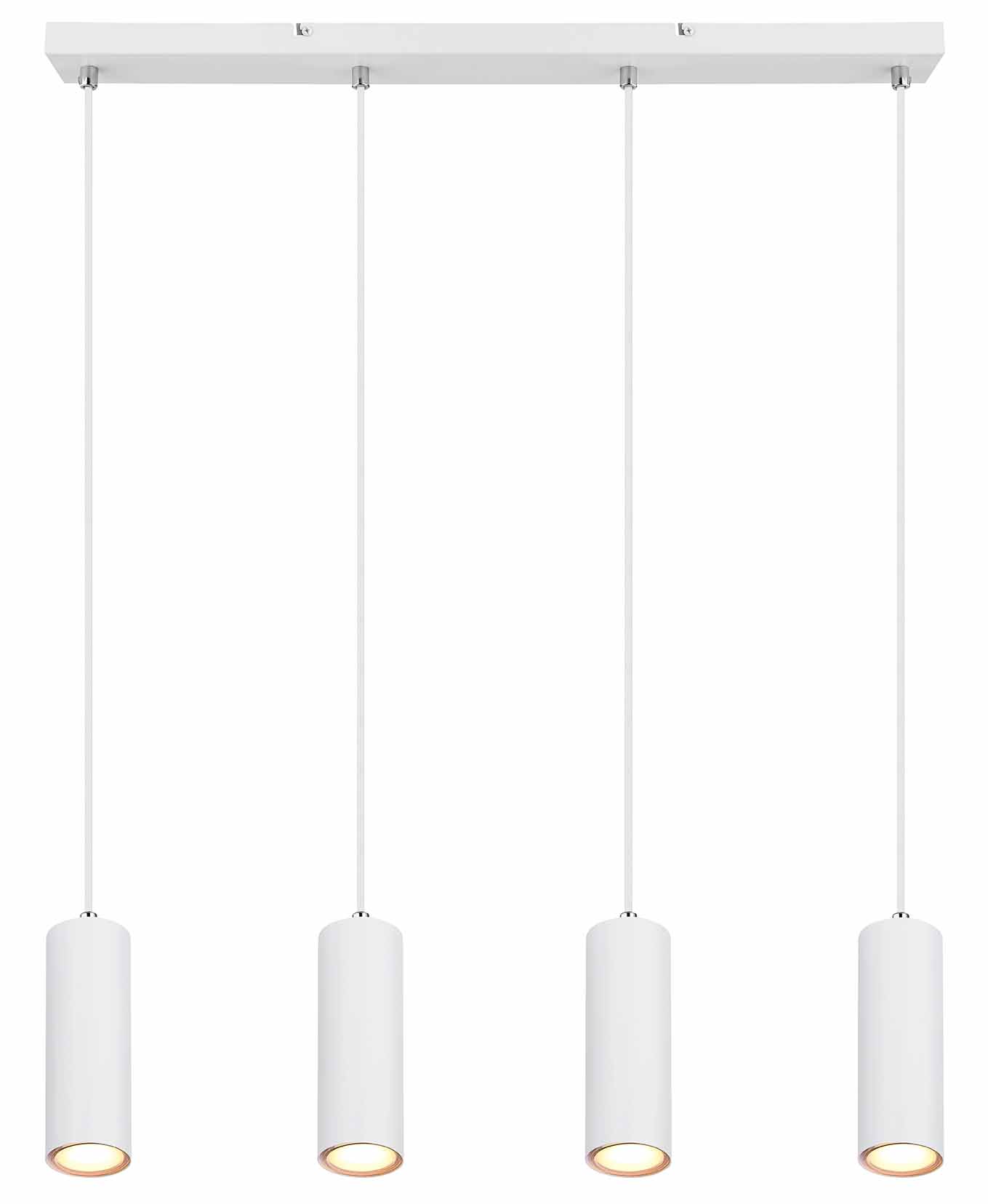 Suspension blanche 4 spots Globo Robby – Image 2