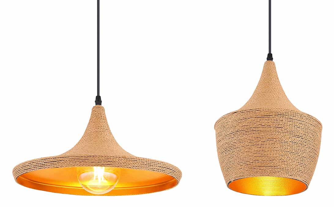 Suspension bohémienne noire en métal Globo Ludmilla – Image 3