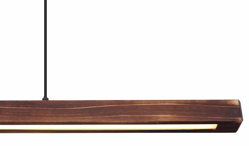 Suspension campagnarde noire en métal Globo Tibeon – Image 3