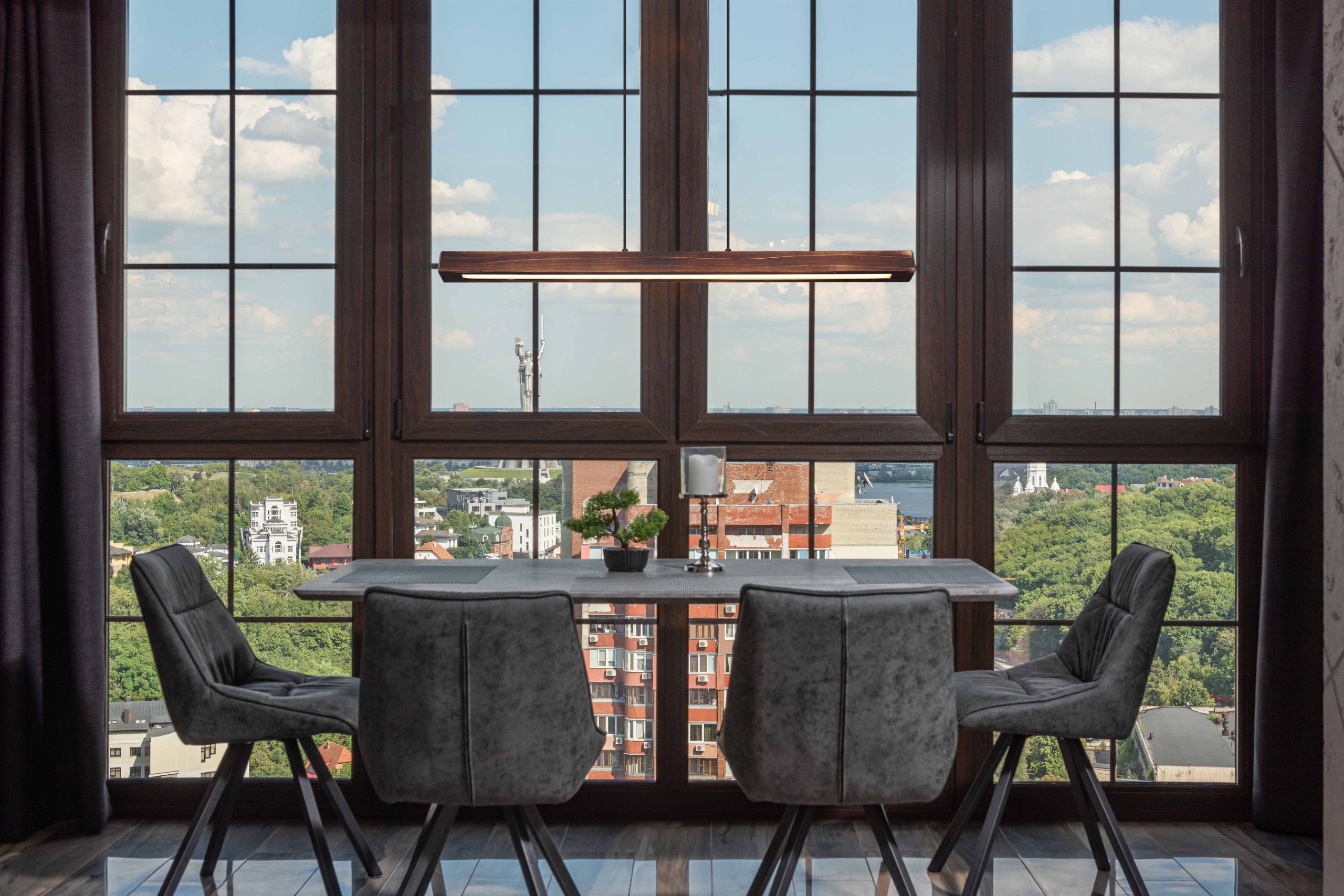 Suspension campagnarde noire en métal Globo Tibeon – Image 4