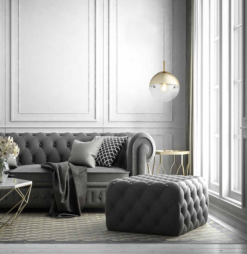 Suspension classique boule dorée Globo Varus – Image 4