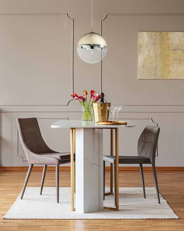 Suspension classique boule dorée Globo Varus – Image 4