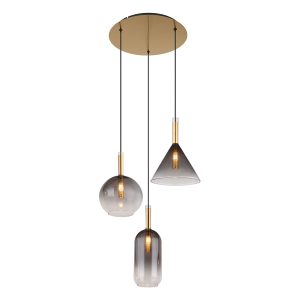 suspension-classique-en-laiton-et-verre-métallique-globo-elisabeth-16045-3h