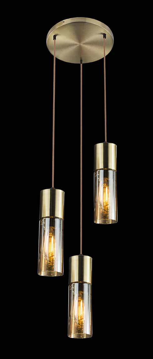 Suspension classique en métal laiton Globo Annika – Image 3