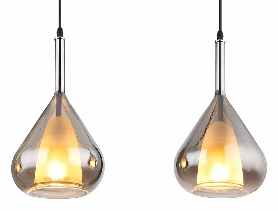 Suspension classique noire en métal Globo Geeky – Image 3