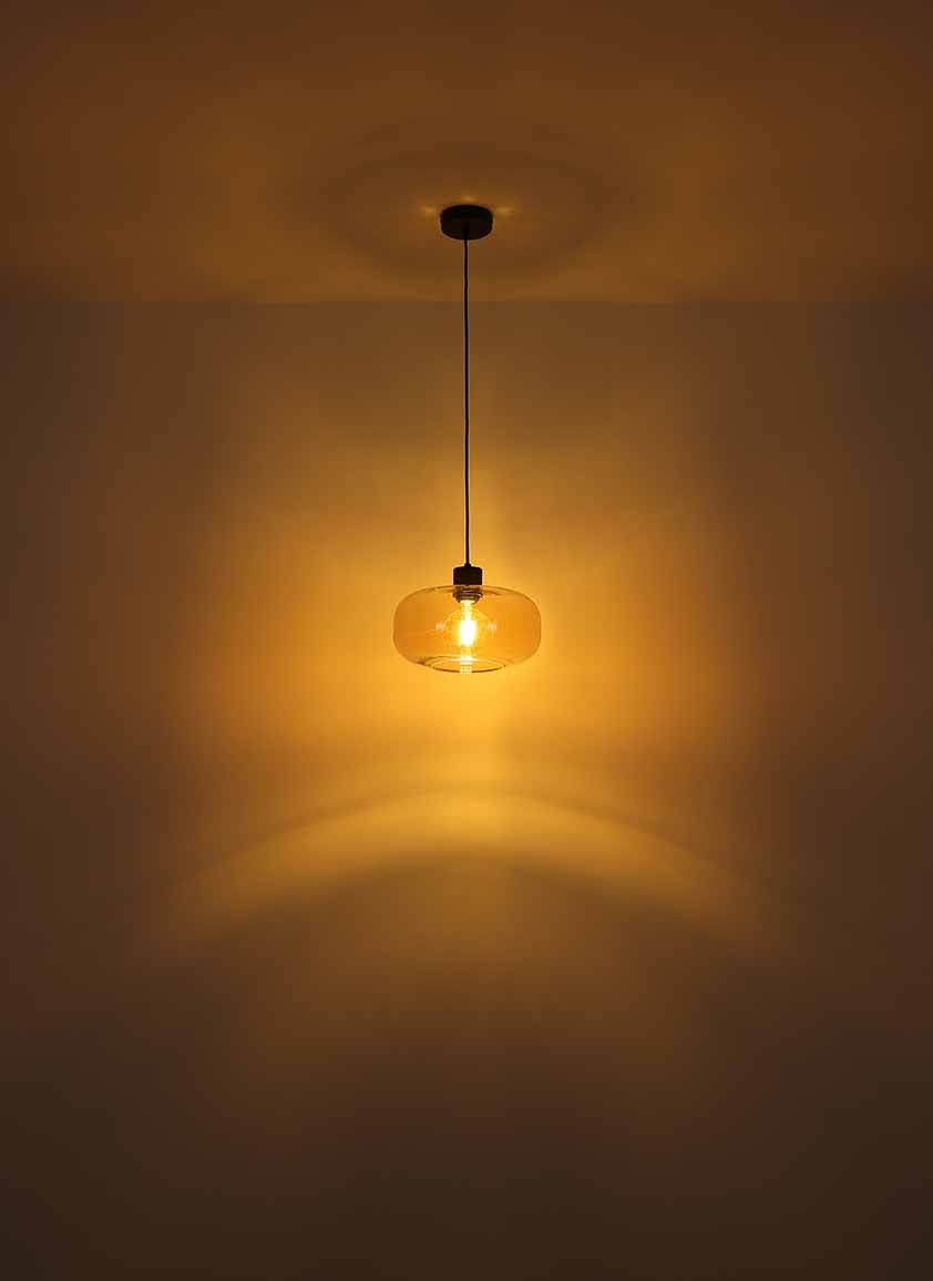 Suspension classique noire en métal Globo Giuseppe – Image 4