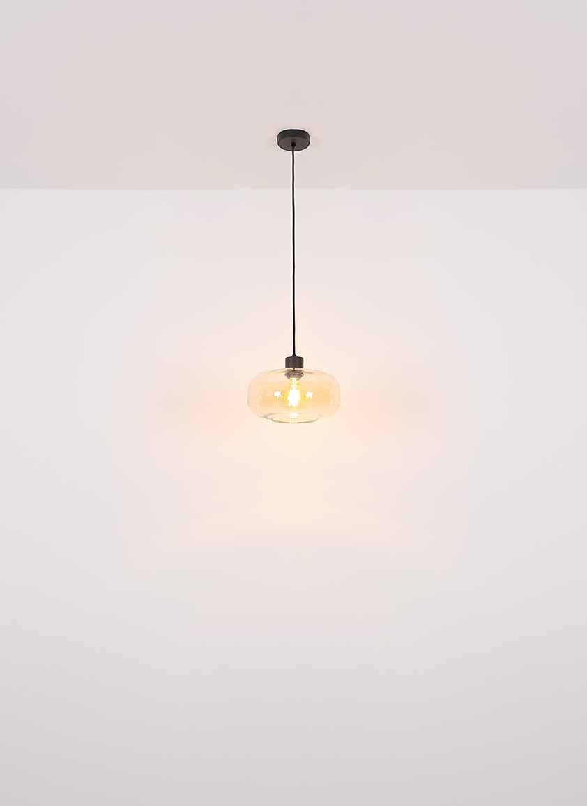 Suspension classique noire en métal Globo Giuseppe – Image 5