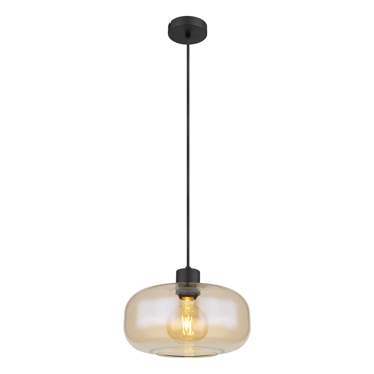 suspension-classique-noire-en-métal-globo-giuseppe-15566ha