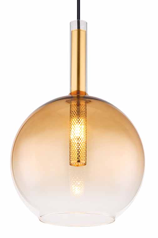 Suspension classique noire en métal Globo Lopusa – Image 2